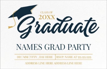Picture of The Big Grad Party - 4.6" x 7.2"