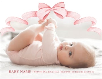Picture of Pink Bow - 4" x 5.5"