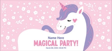 Picture of Magic Unicorn - 4" x 8"