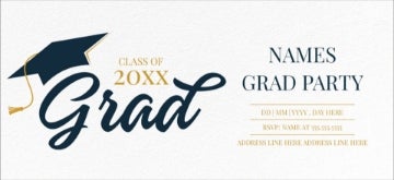 Picture of The Big Grad Party - 4" x 8"