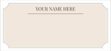 Picture of Check Charm - 4" x 8"