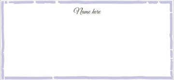 Picture of Lavender Grace - 4" x 8"