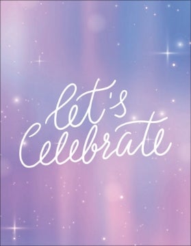 Picture of Let's Celebrate - 5.5" x 4"