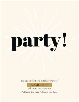Picture of The Party Edit - 5.5" x 4"