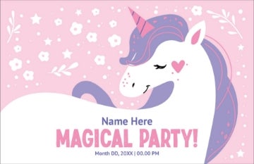 Picture of Magic Unicorn - 6" x 9"