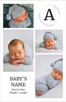 Picture of Classic Monogram - 9" x 6"