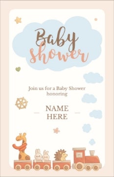 Picture of Baby Shower Express - 9" x 6"