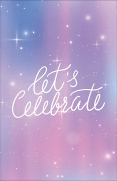 Picture of Let's Celebrate - 9" x 6"