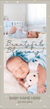 Picture of Beautiful Blessings - 8" x 4"