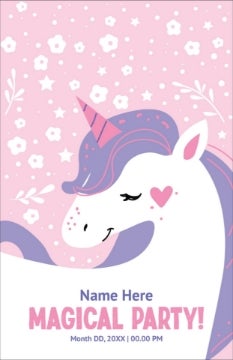 Picture of Magic Unicorn - 7.2" x 4.6"