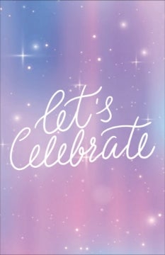 Picture of Let's Celebrate - 7.2" x 4.6"