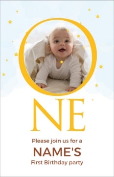 Picture of Little Star Turns One - 7.2" x 4.6"